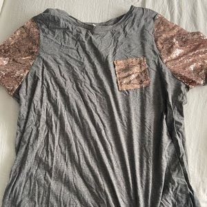 Sequin tee